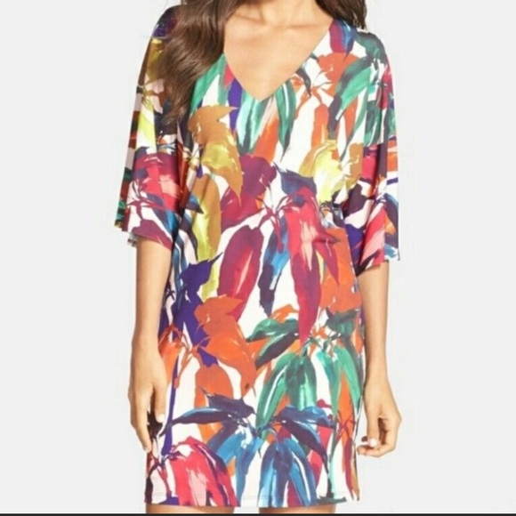 Trina Turk Autumn Jungle Jersey Dress - Picture 2 of 11